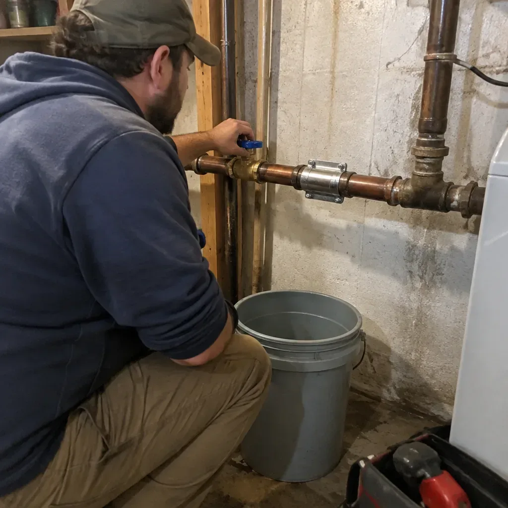 Pipe Clamps affecting a water supply line in Brockton, MA