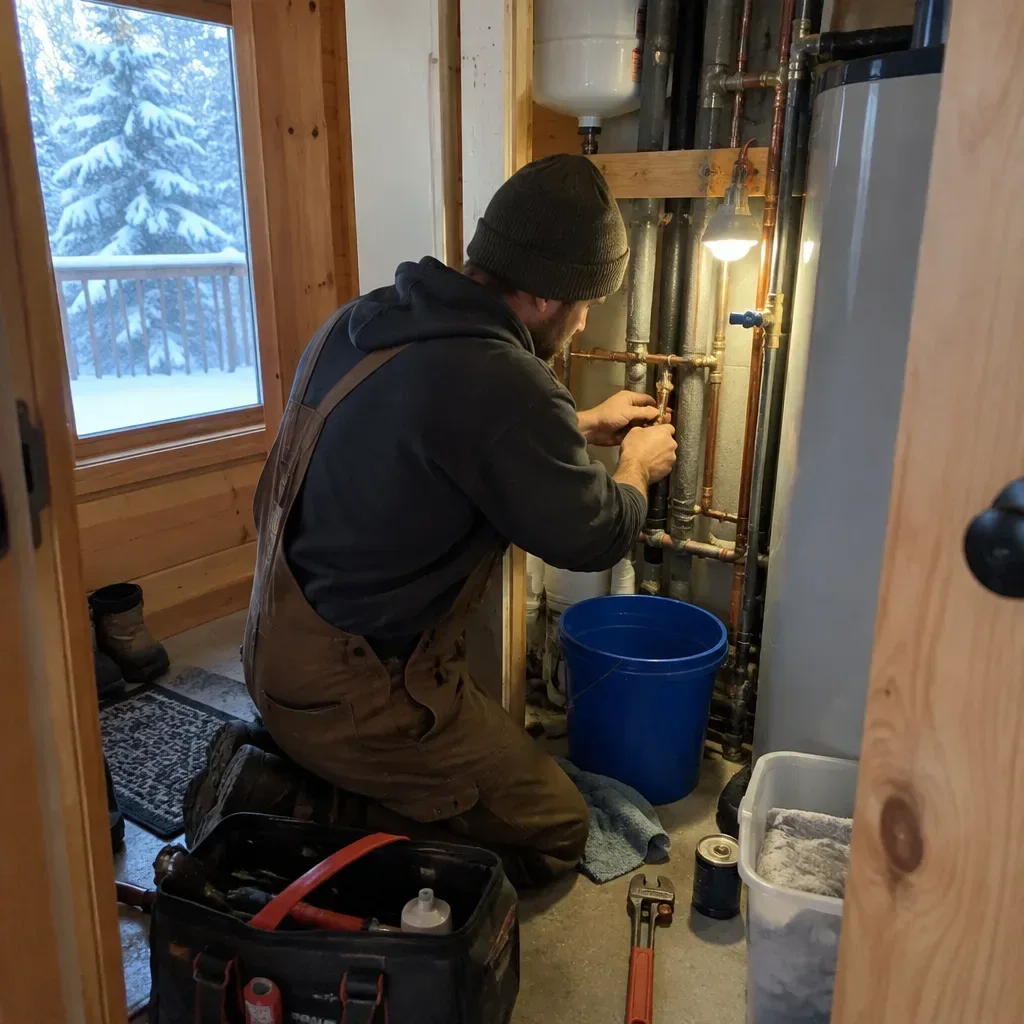 Frozen Burst Pipe Repair in Brockton, MA